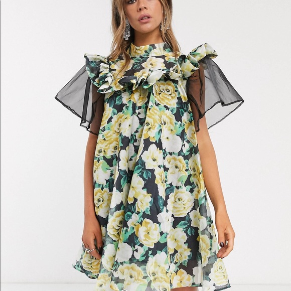 Sister Jane Mini Floral Smock Dress - Picture 2 of 6